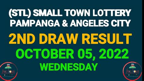 2nd Draw STL Pampanga and Angeles November 29 2022 .